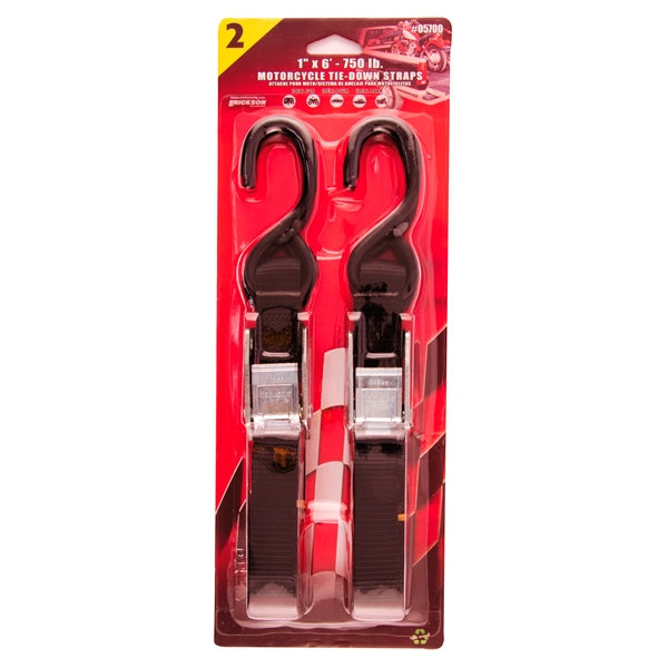 ERICKSON STD TIE-DOWN BK (1PR)