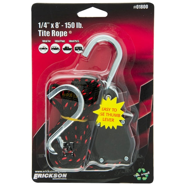 ERICKSON 1/4" X 8  ROPE TIE DOWN