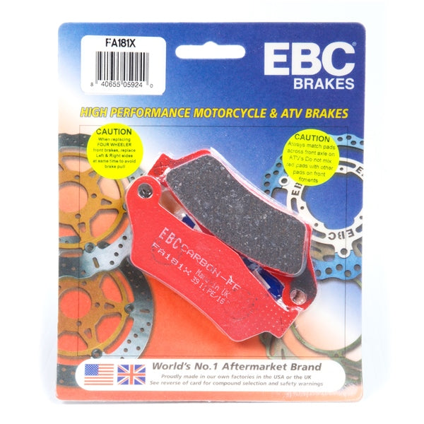 FA181X EBC BRAKE PAD FT/RR