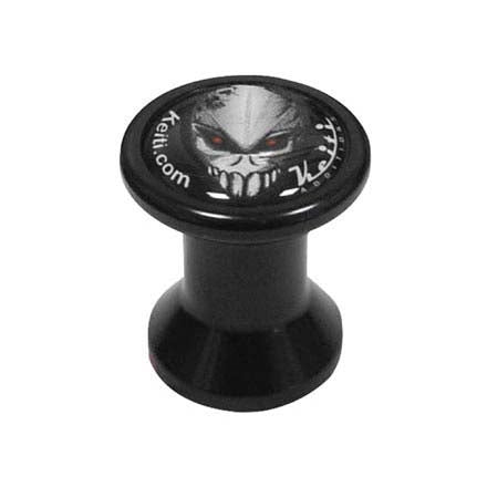 SWINGARM SPOOLS M6 BLACK (QTY 2)