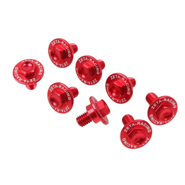 FORK GUARD BOLT SET 8PCS HON1 RD