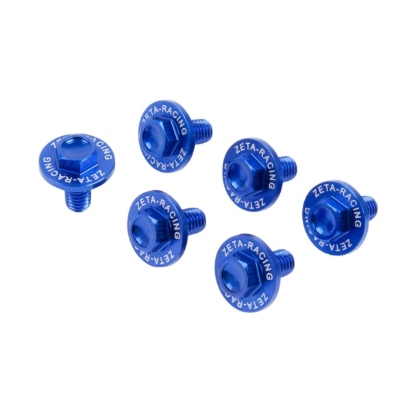FORK GUARD BOLT SET 6PCS KAWA BL