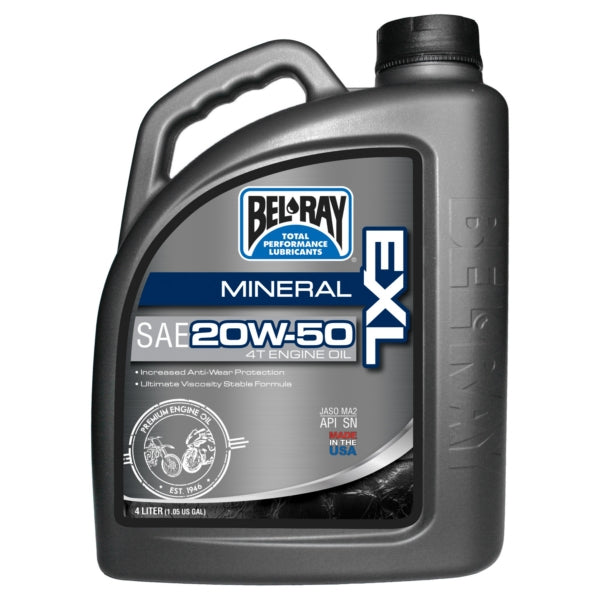 ENGINE OIL EXL 20W50 4L MNRAL BEL-RAY