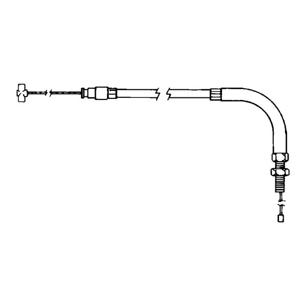 THROTTLE CABLE SINGLE UNIV MIKUNI 36-38