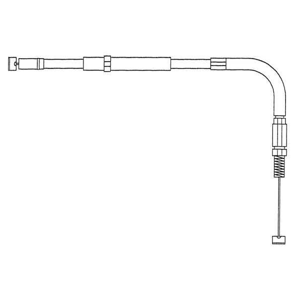 THROTTLE CABLE SINGLE W/O INJ YAM