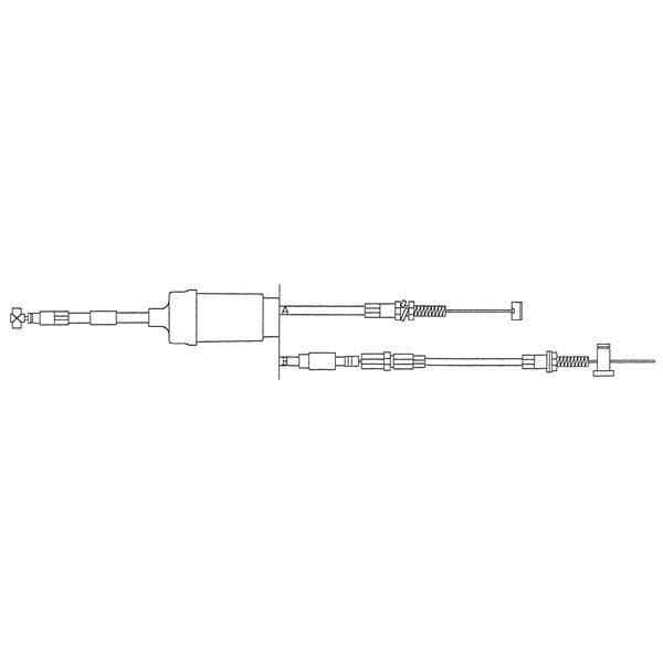 THROTTLE CABLE SINGLE W/INJ BRP