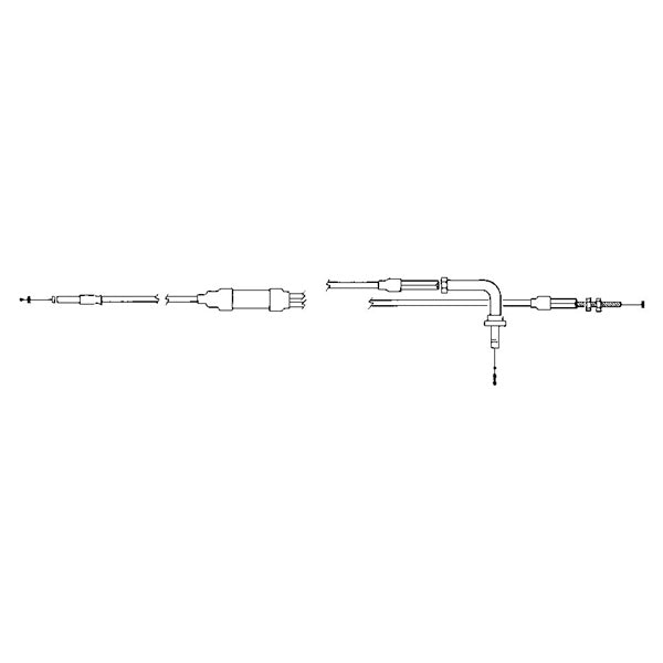 THROTTLE CABLE SINGLE W/INJ BRP