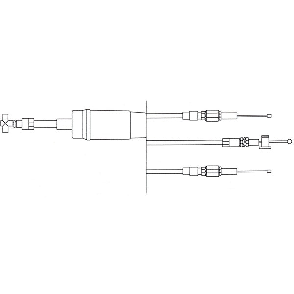 THROTTLE CABLE DOUBLE W/INJ BRP