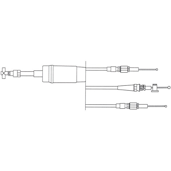 THROTTLE CABLE DOUBLE W/INJ POL