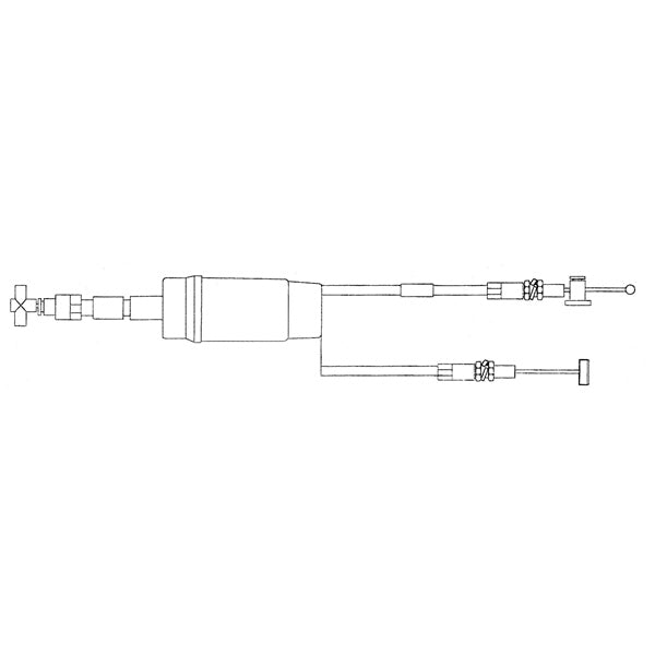 THROTTLE CABLE SINGLE W/INJ ACAT
