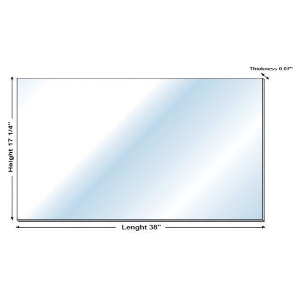 WINDSHIELD Y SHEET CLR UNIV KIMPEX
