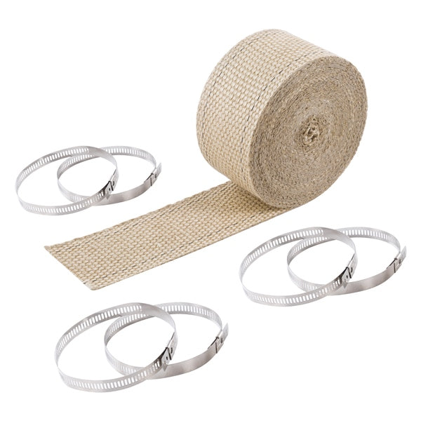 PIPE WRAP W/LOCKING TIE KIT 2" X 25  TAN