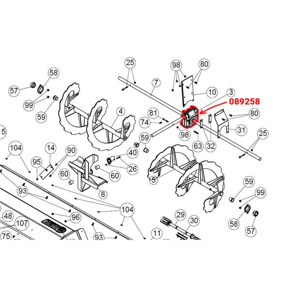 GEAR BOX (VANTAGE) #3 BERCOMAC