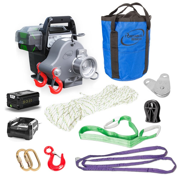 WINCH KIT BATTERY 80/82V W/ACCESSORY