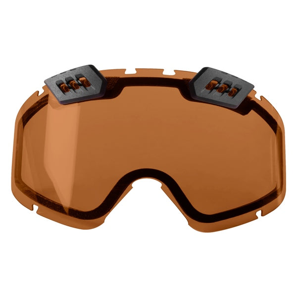 LENS DL W/CTRL VENT 210 AMBER