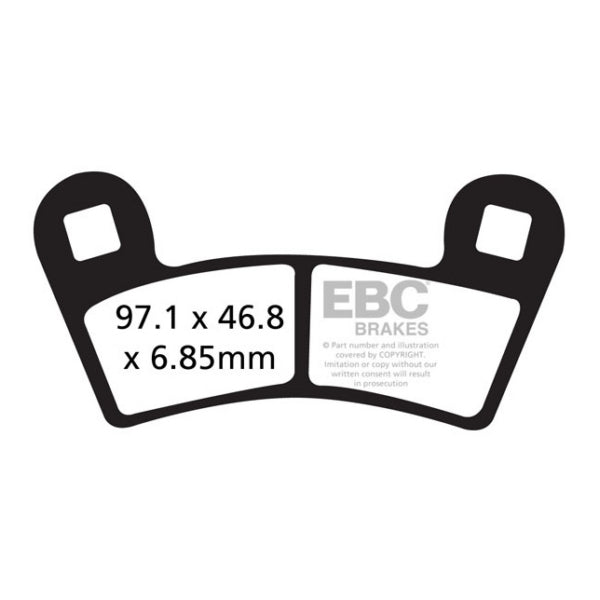 FA677SV EBC BRAKE PADS SERIES SV RR