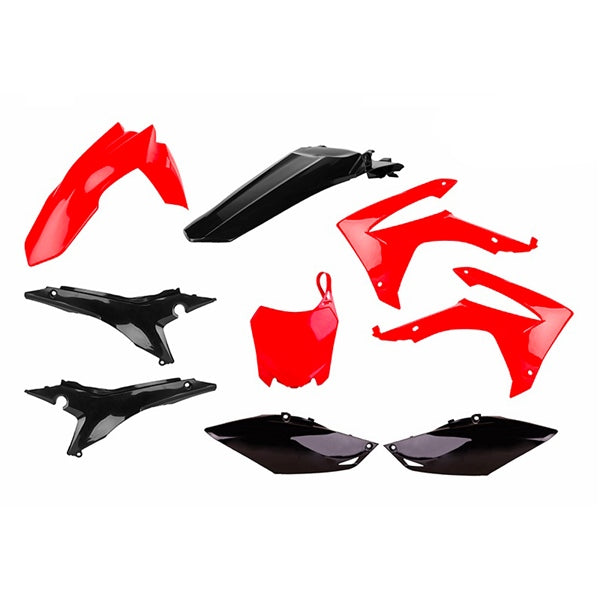 MX COMPLETE KIT RD/BK HON POLISPORT