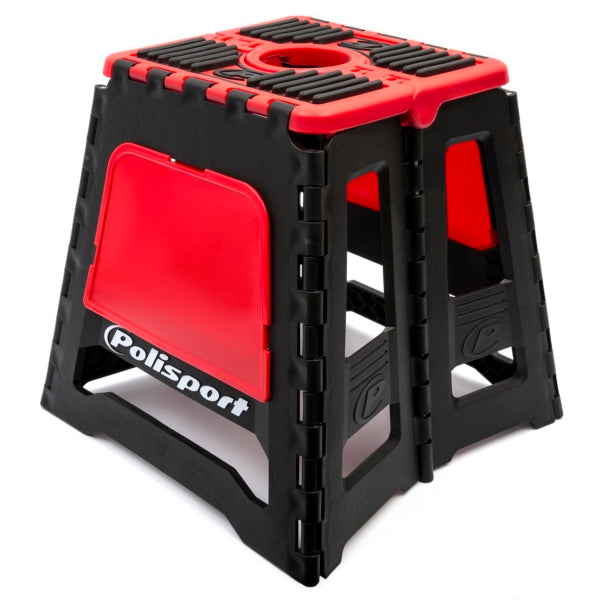 BIKE STAND POLISPORT BLACK AND RED