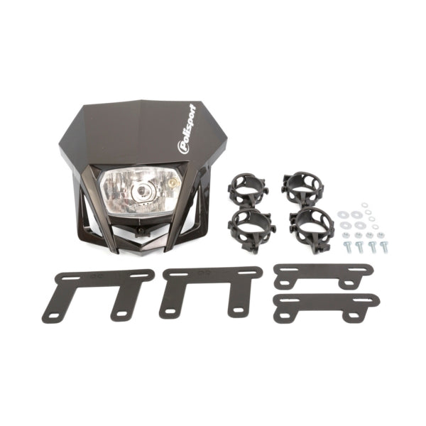 HEADLIGHT LMX H4 BKPOLISPORT