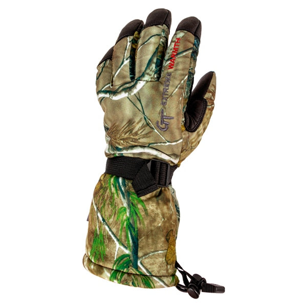 GLOVES DEER SKIN BK/CAMO 2XL
