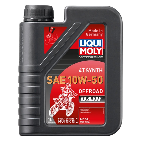 OIL 4T SAE 10W50 MX RACE SYNT 1L LIQUI