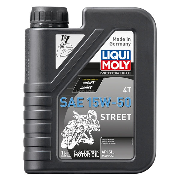 OIL 4T SAE 15W50 STR SYNT 1L LIQUIMOLY