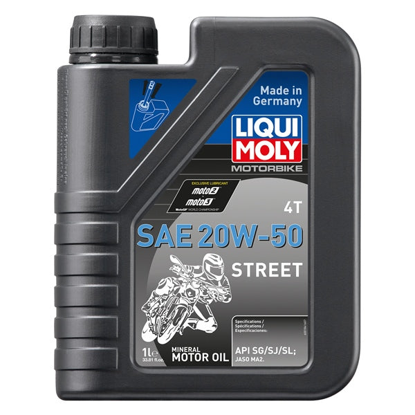 OIL 4T SAE 20W50 STR MRAL 1L LIQUIMOLY