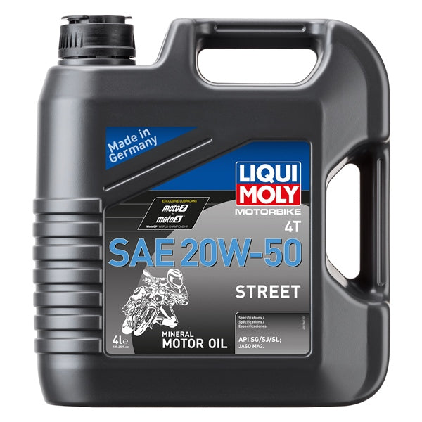 OIL 4T SAE 20W50 STR MRAL 4L LIQUIMOLY