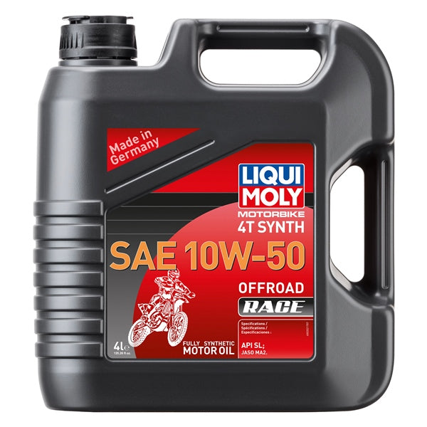 OIL 4T SAE 10W50 MX RACE SYNT 4L LIQUI