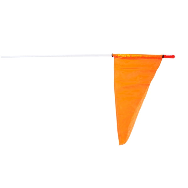 SAFETY FLAG 6  W/SPRING MT-WH/OG