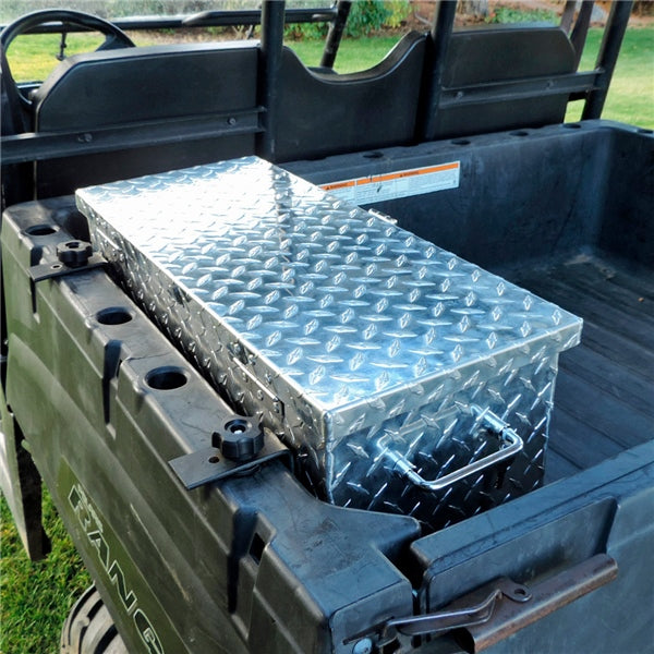 TOOL BOX LARGE ALU DIAMOND PLATE POL UTV