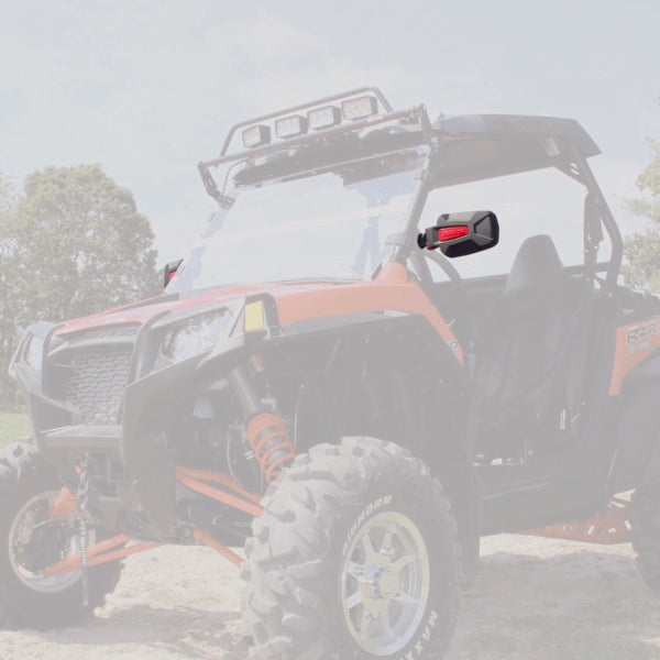 SIDE VIEW MIRROR PURSUIT 1.75 IN CLAMP