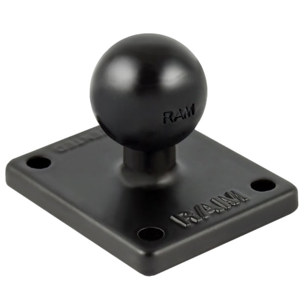 BASE SQUARE 2"X1.7" BK RAMMOUNT