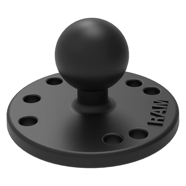 ROUND PLATE 2-7/16" W/BALL RAMMOUNT