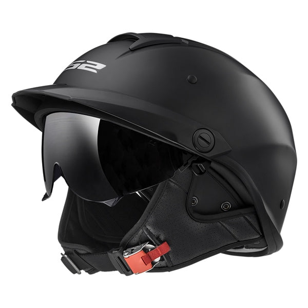 HELM REBELLION BK MAT SUNV XL LS2