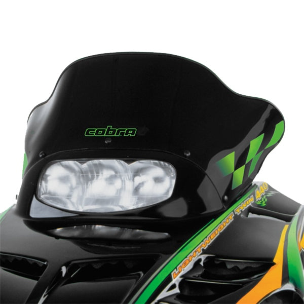WINDSHIELD LOW 14" BK W/GR CHECK A/C