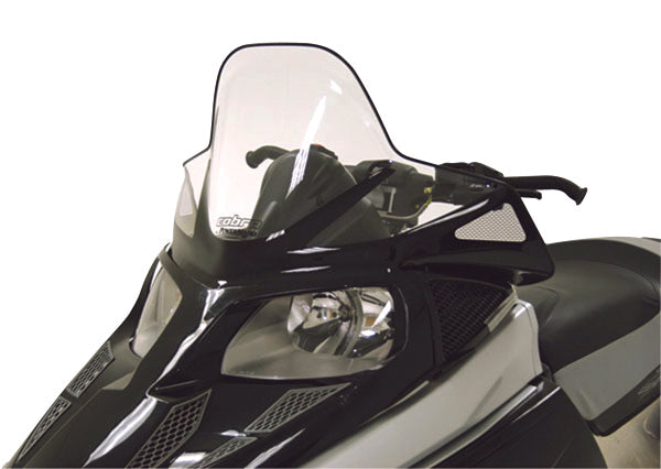 WINDSHIELD TALL 16.5" CLR W/BK A/C
