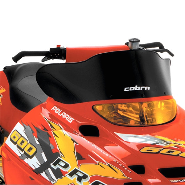 WINDSHIELD LOW 8.5" BK POL POWERMADD