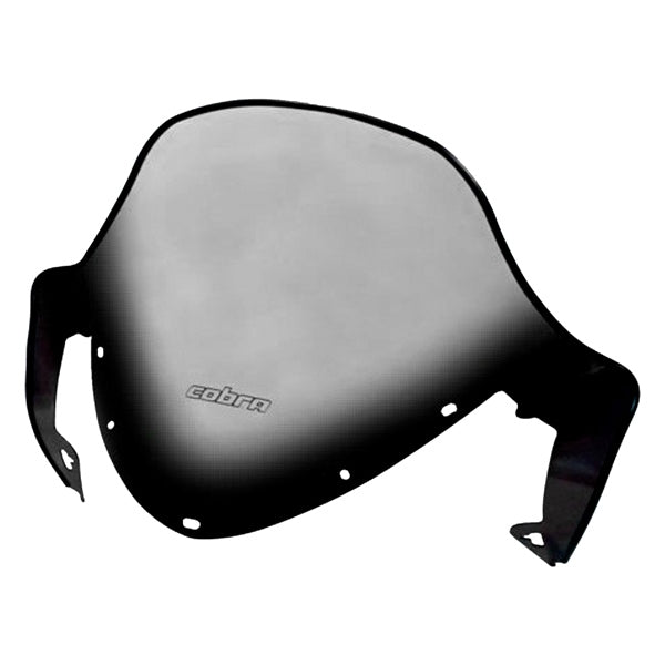 WINDSHIELD TALL 15" CLR W/BK FADE POL
