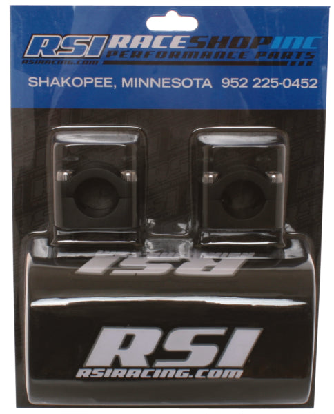 HANDLEBAR CLAMP KIT BK W/BAR PAD RSI