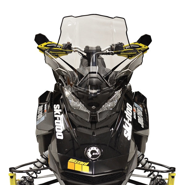 WINDSHIELD MID 20" CLR W/BK FADE SKIDOO