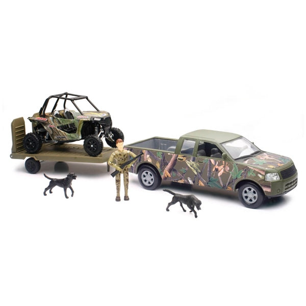 Recreational Product Scales Models - Pick Up with Polaris RZR Hunter Scale Model
