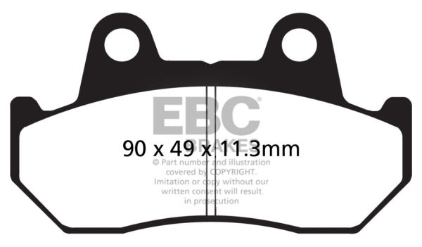 FA69/3V EBC BRAKE PAD FT/RR