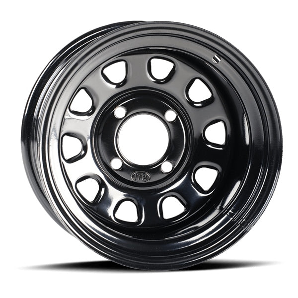 14X7 4/110 5+2 DELTA BK STEEL WHEEL ITP