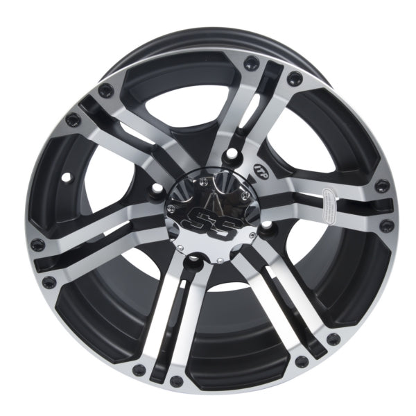 14X8 4/137 5+3 12MM SS212 MACH BK WHEEL