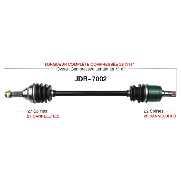 AXLE COMPL JDEERE TRAKMOTIVE