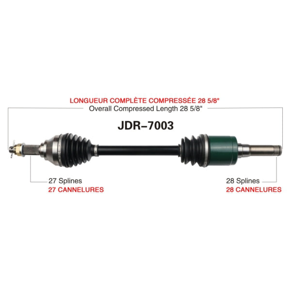 AXLE COMPL JDEERE TRAKMOTIVE