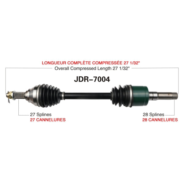 AXLE COMPL JDEERE TRAKMOTIVE
