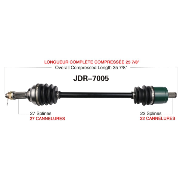 AXLE COMPL JDEERE TRAKMOTIVE