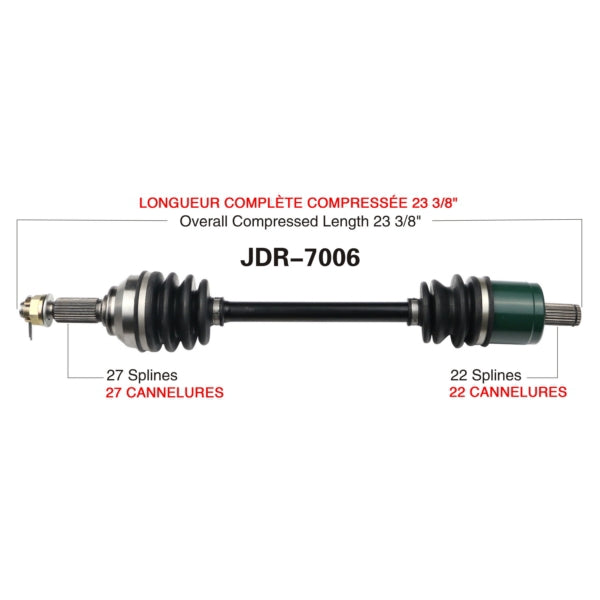 AXLE COMPL JDEERE TRAKMOTIVE